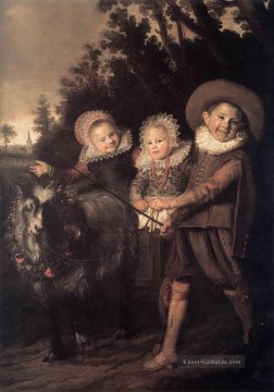  Kind Kunst - Gruppe Kinder Porträt Niederlande Goldene Zeitalter Frans Hals